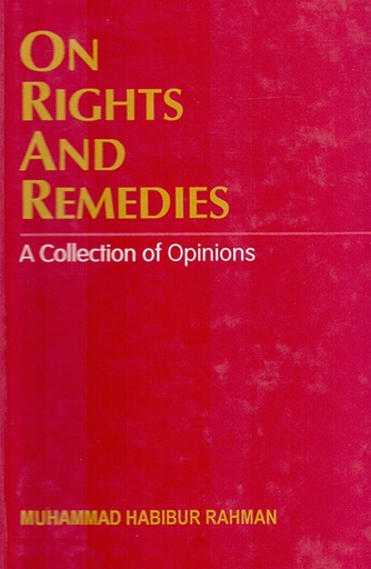 [9789840513390] On Rights and Remedies: A Collection of Opinions